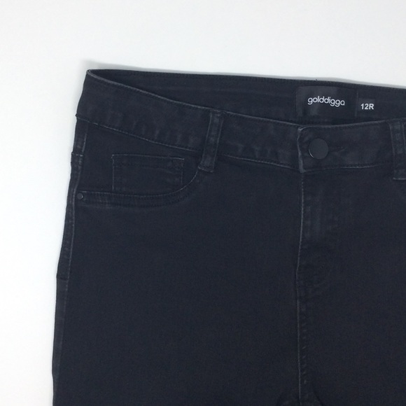 Golddigga Pretty Stretch Black Skinny Jeans (12R) - Picture 5 of 8